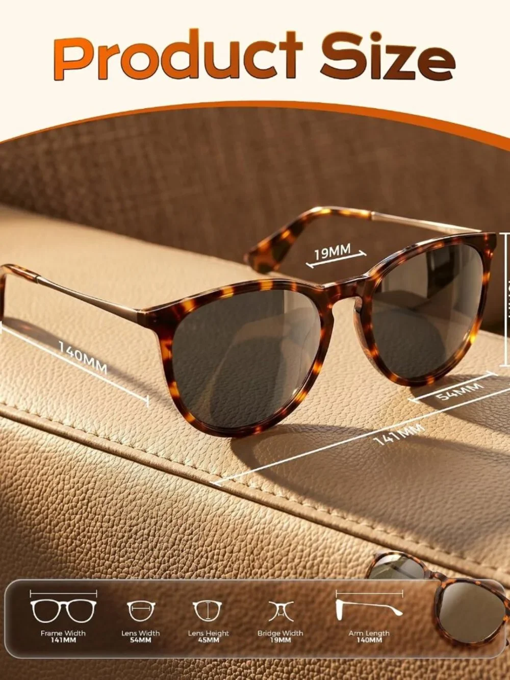 Trendy Polarized Sunglasses for Women - UV400 Retro Style for Beach & Parties
